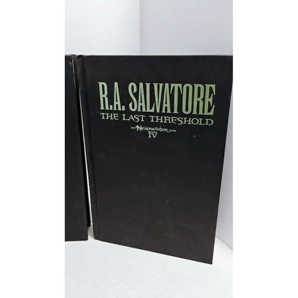 FORGOTTEN REALMS THE NEVERWINTER SAGA R.A. SALVATORE BOOKS 1-4 HARDCOVER SIGNED - Picture 7 of 15